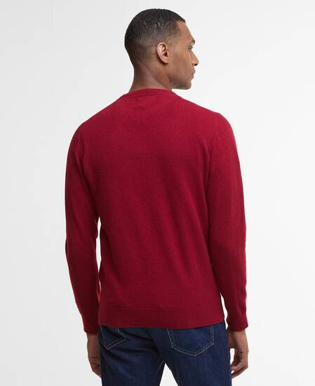 Essential Crew Neck Jumper Biking Red