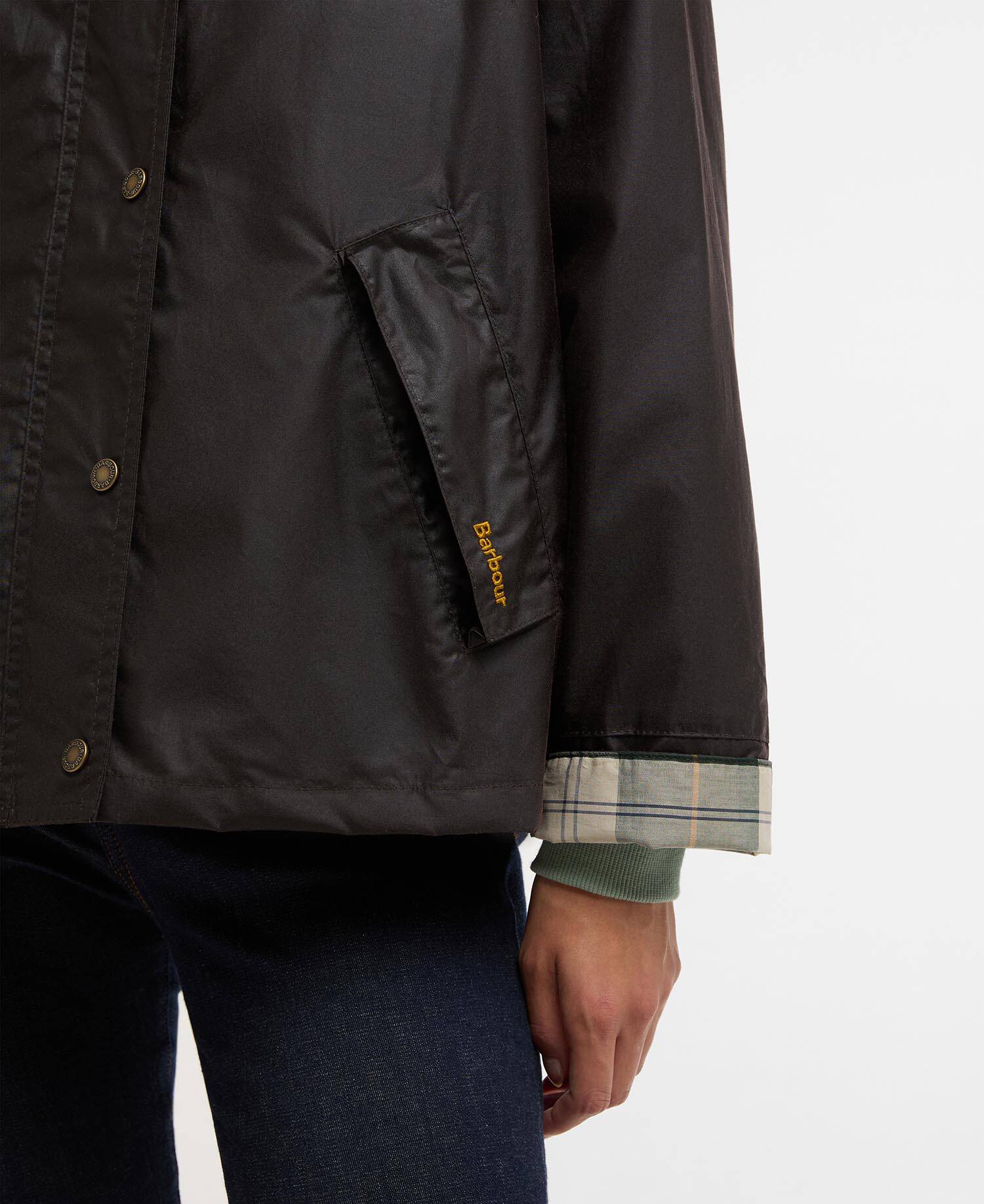Ornella Waxed Jacket Rustic/Ancient image number 4