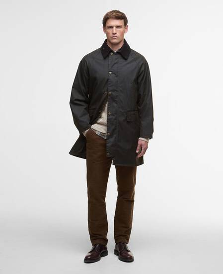 Impermeabile cerato Country Olive