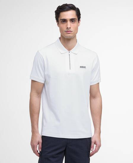 Innes Interlock Polo Shirt White