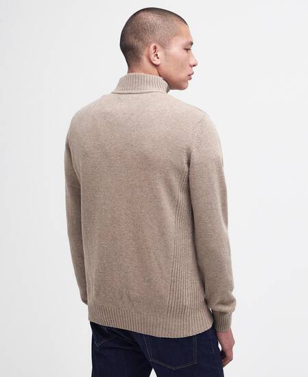Nelson Essential Half-Zip Jumper Stone