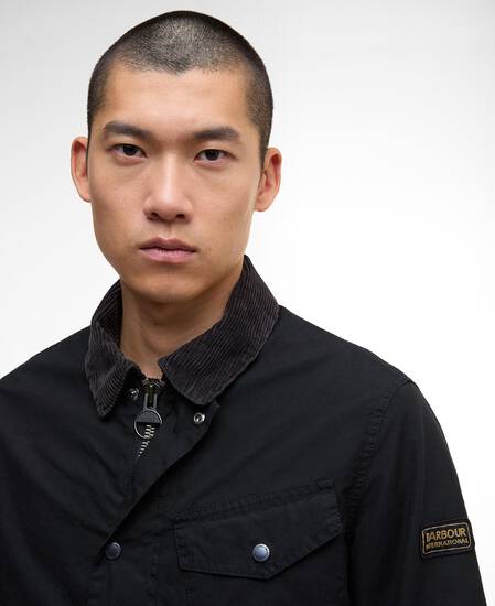 Wachsjacke Drifter Black