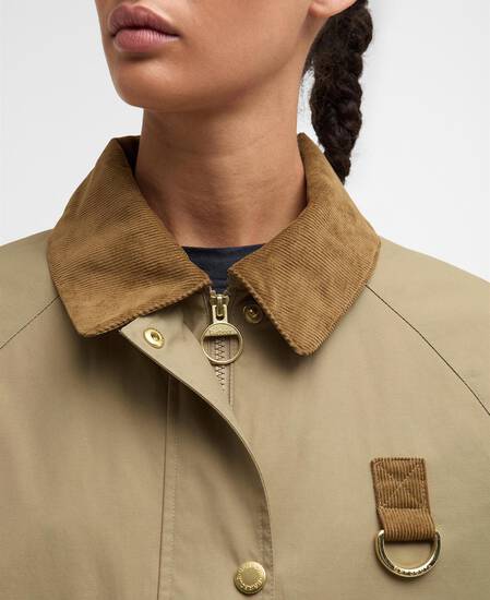 Phoebe Casual Jacket Military Brown