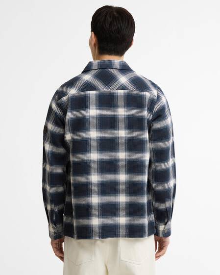 Overshirt Elm Checked Oxford Navy