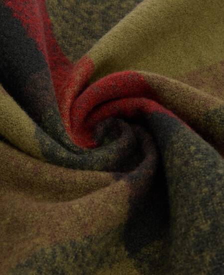 Westerdale Scarf Olive/Fired Brick