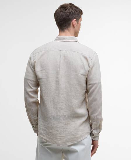Linton Tailored Long-Sleeved Shirt Stone Linton Tailored Long-Sleeved Shirt Stone