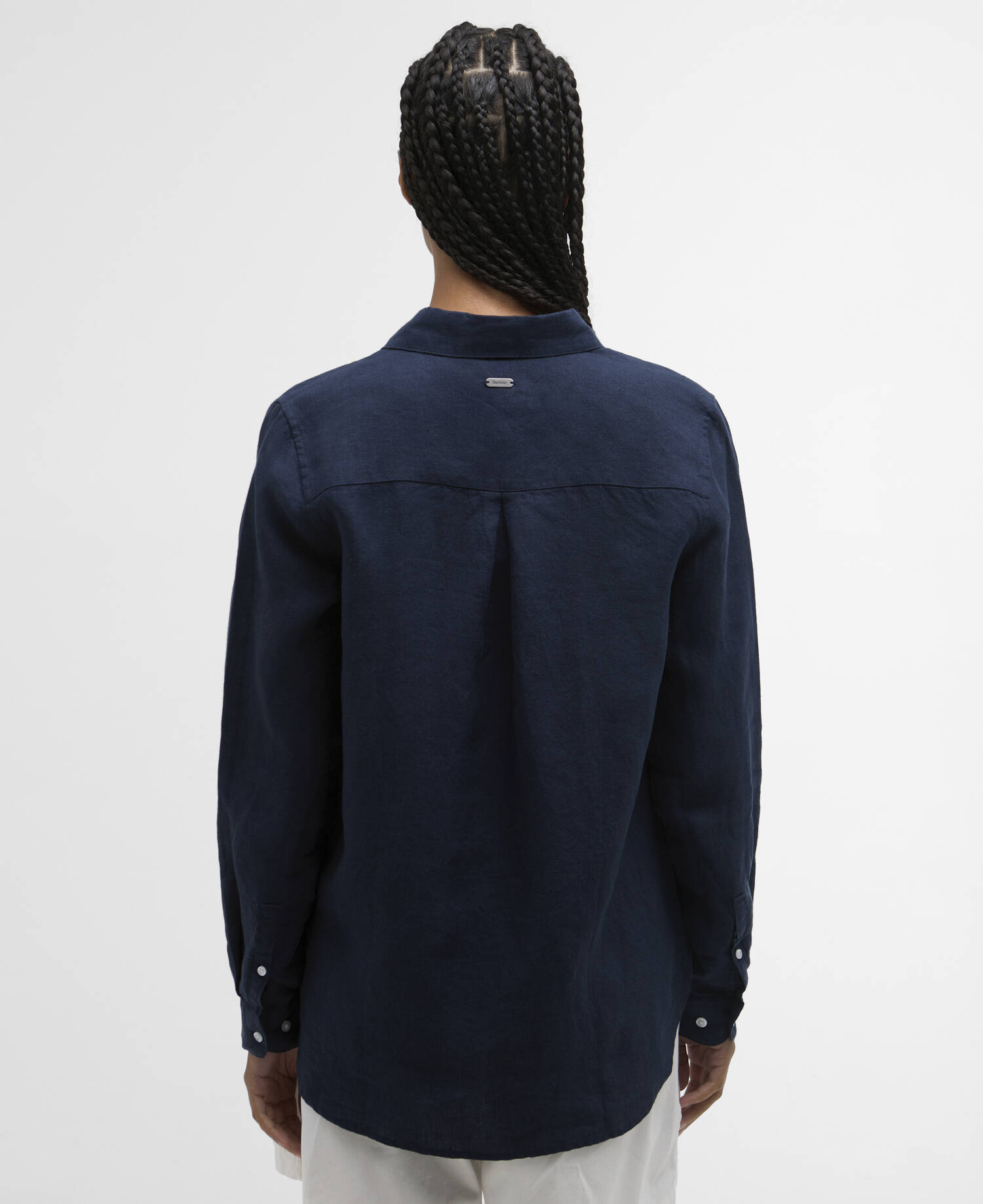 Marine Relaxed Long-Sleeved Shirt Navy image number 2