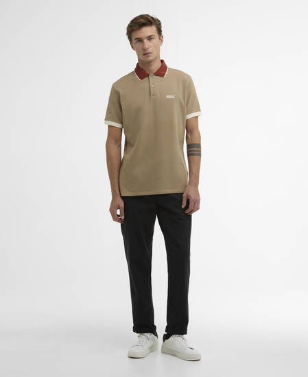 Howall Short-Sleeved Polo Shirt Coriander