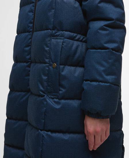 Marjoram Puffer Jacket Dark Navy/Blackwatch