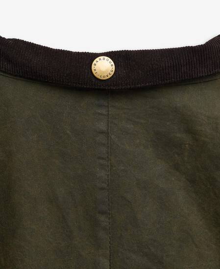 Barbour Re-Loved Defence Waxed Jacket - Size 18 Olive Barbour Re-Loved Defence Waxed Jacket - Size 18 Olive