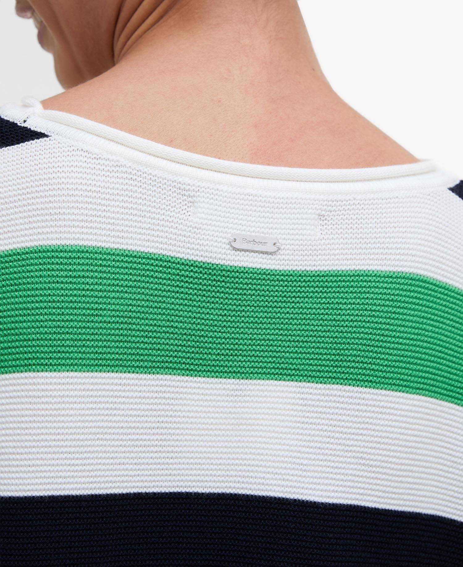 Marine Striped Crew Neck Jumper image number 5