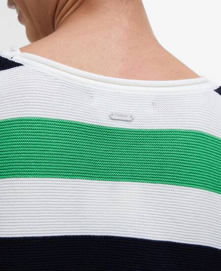 Marine Striped Crew Neck Jumper Multi Stripe