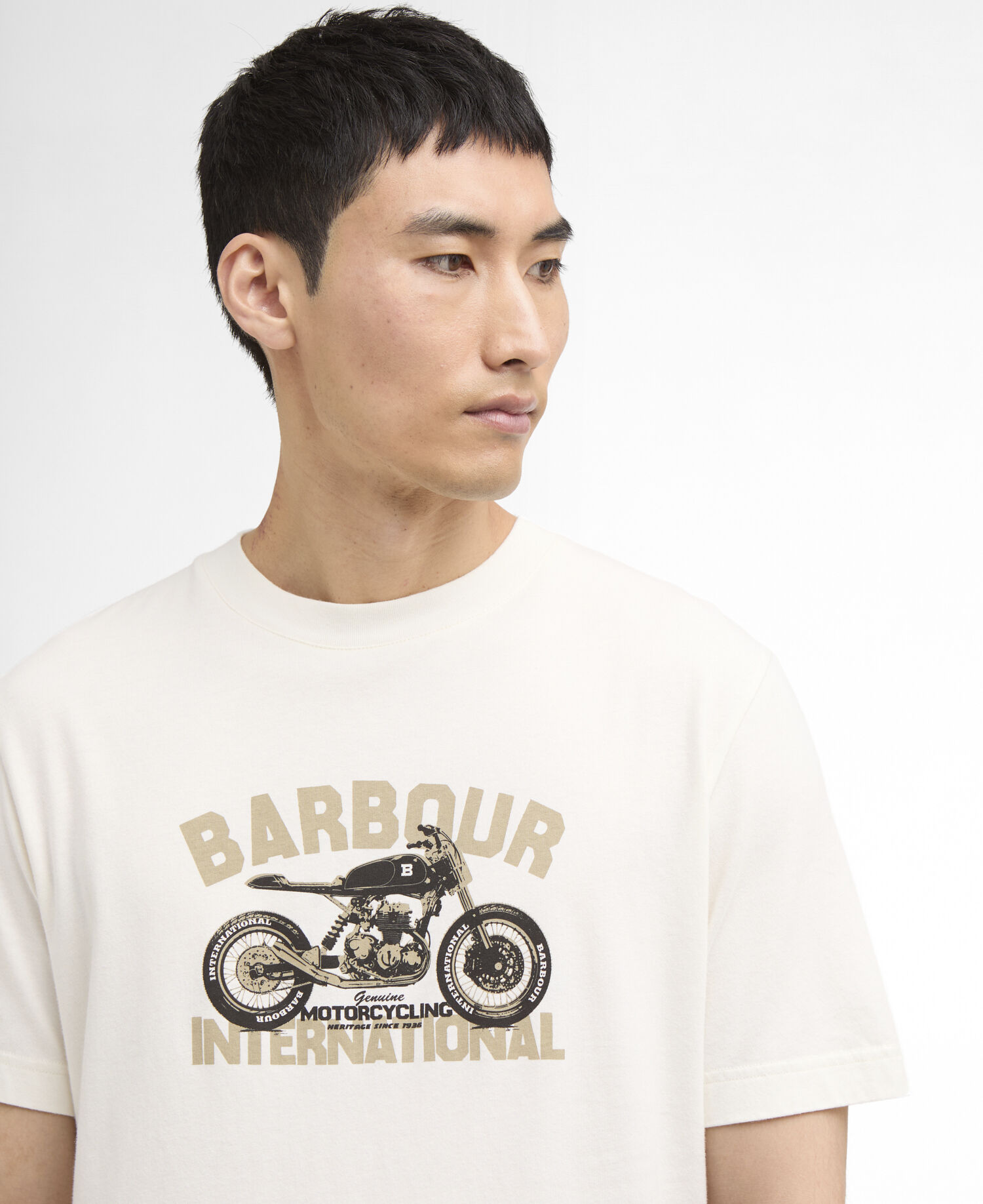 T-shirt con stampa Shifter Whisper White