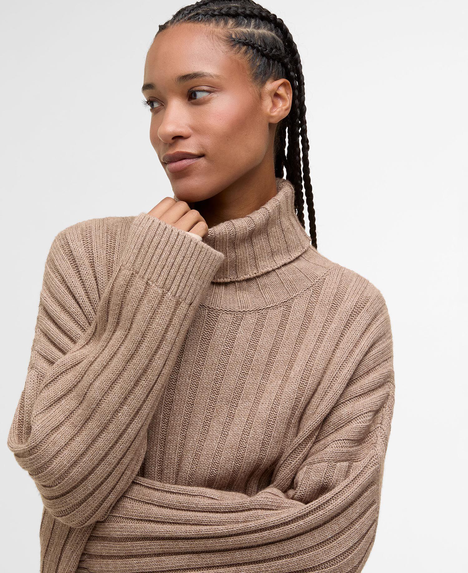 Maeve Rollneck Jumper Fawn