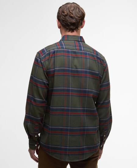 Dogwood Regular Long-Sleeved Shirt Olive