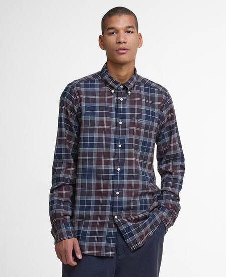 Camicia Fortrose taglio sartoriale Midnight Oak Tartan