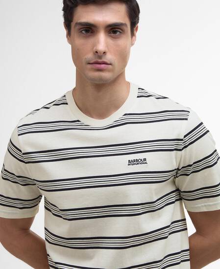 Upham Striped T-Shirt Whisper White Upham Striped T-Shirt Whisper White