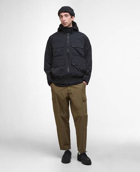 Re-Engineered Flight Bedale Showerproof Jacket Black