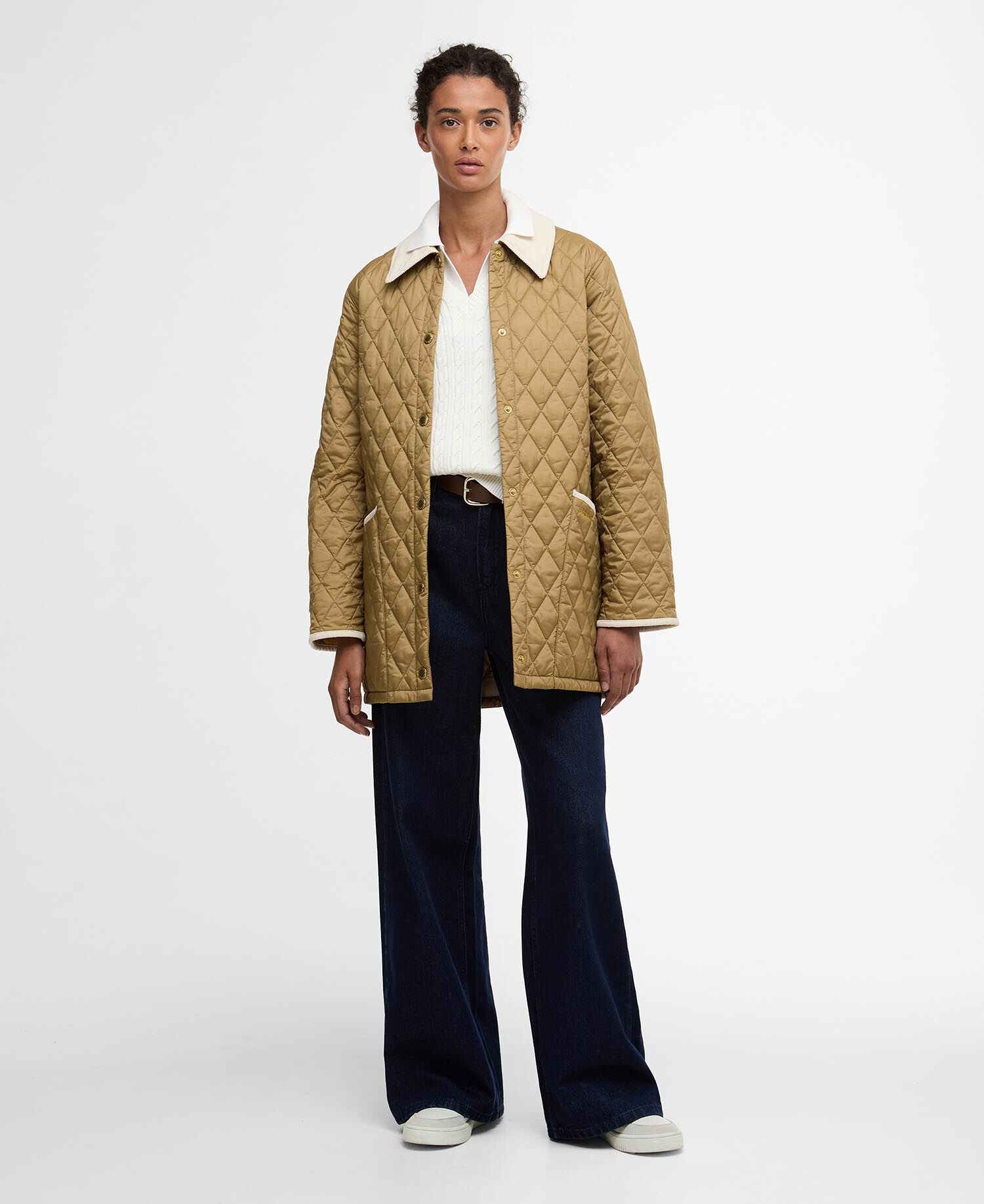 Icons Modern Liddesdale Quilted Jacket Sand/Dress/Pearl