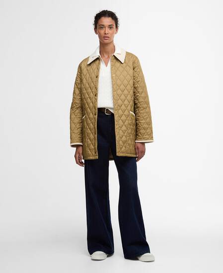 Icons Modern Liddesdale Quilted Jacket Sand/Dress/Pearl