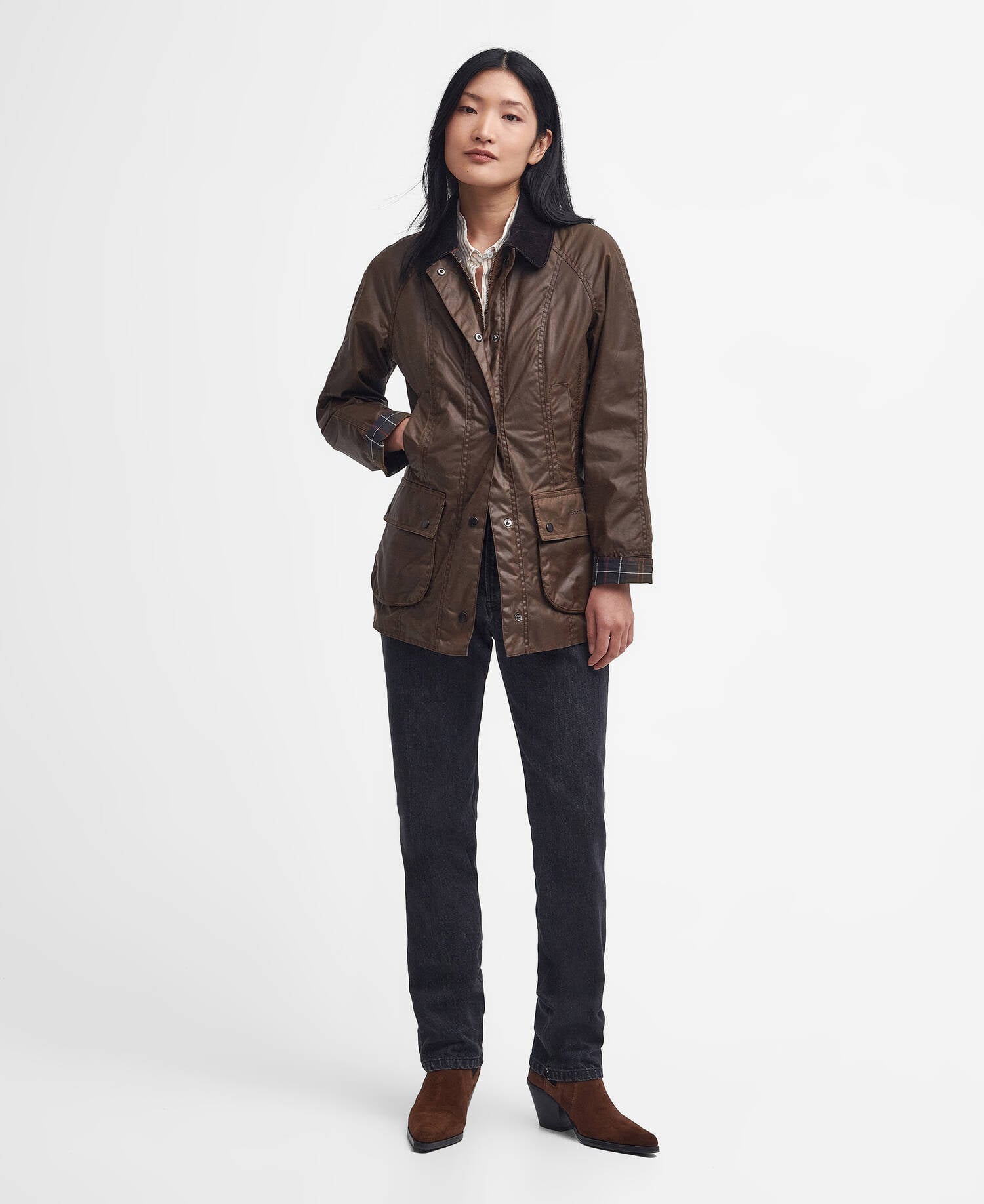 Beadnell&reg; Waxed Jacket Bark image number 1