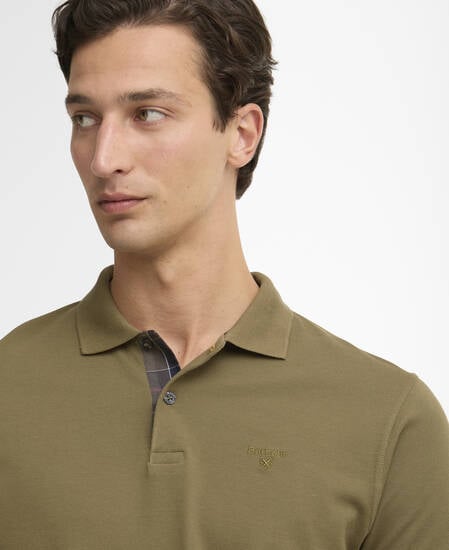 Pima Cotton Tailored Polo Olive