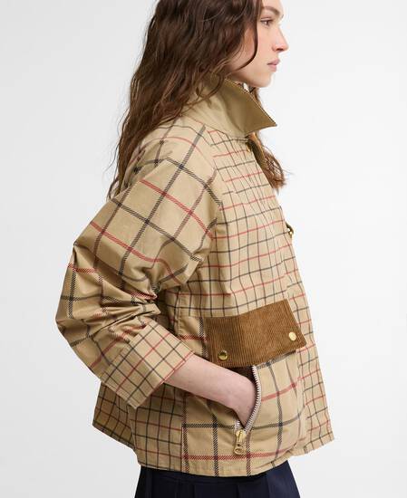 Mackworth Check Casual Jacket Beige Tattersall