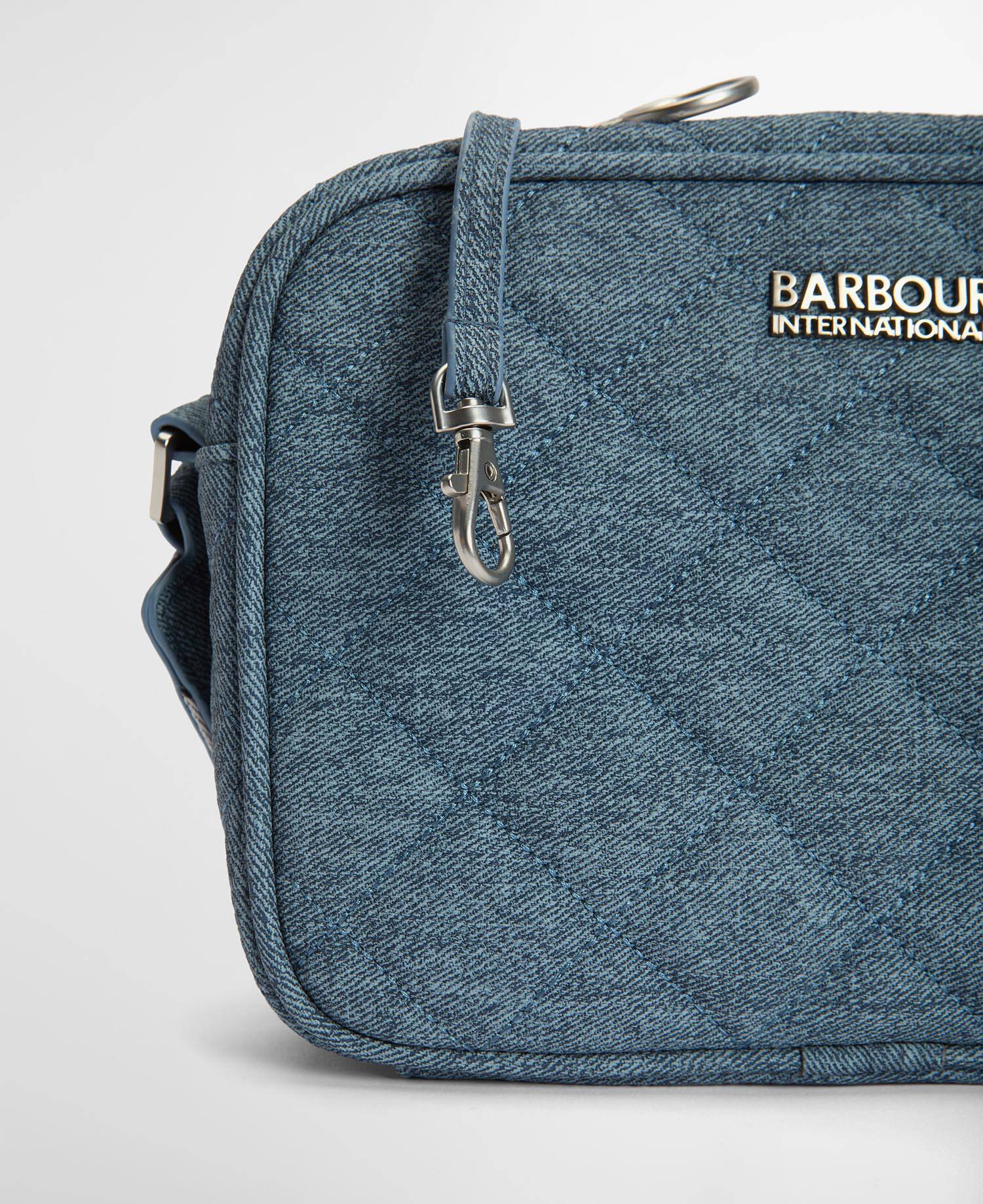Denim Quilted Sloane Crossbody Bag Light Denim image number 6