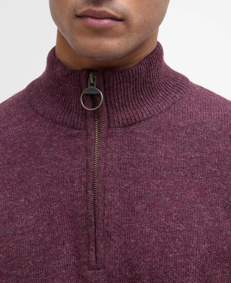 Holden Half Zip Jumper Ruby Marl