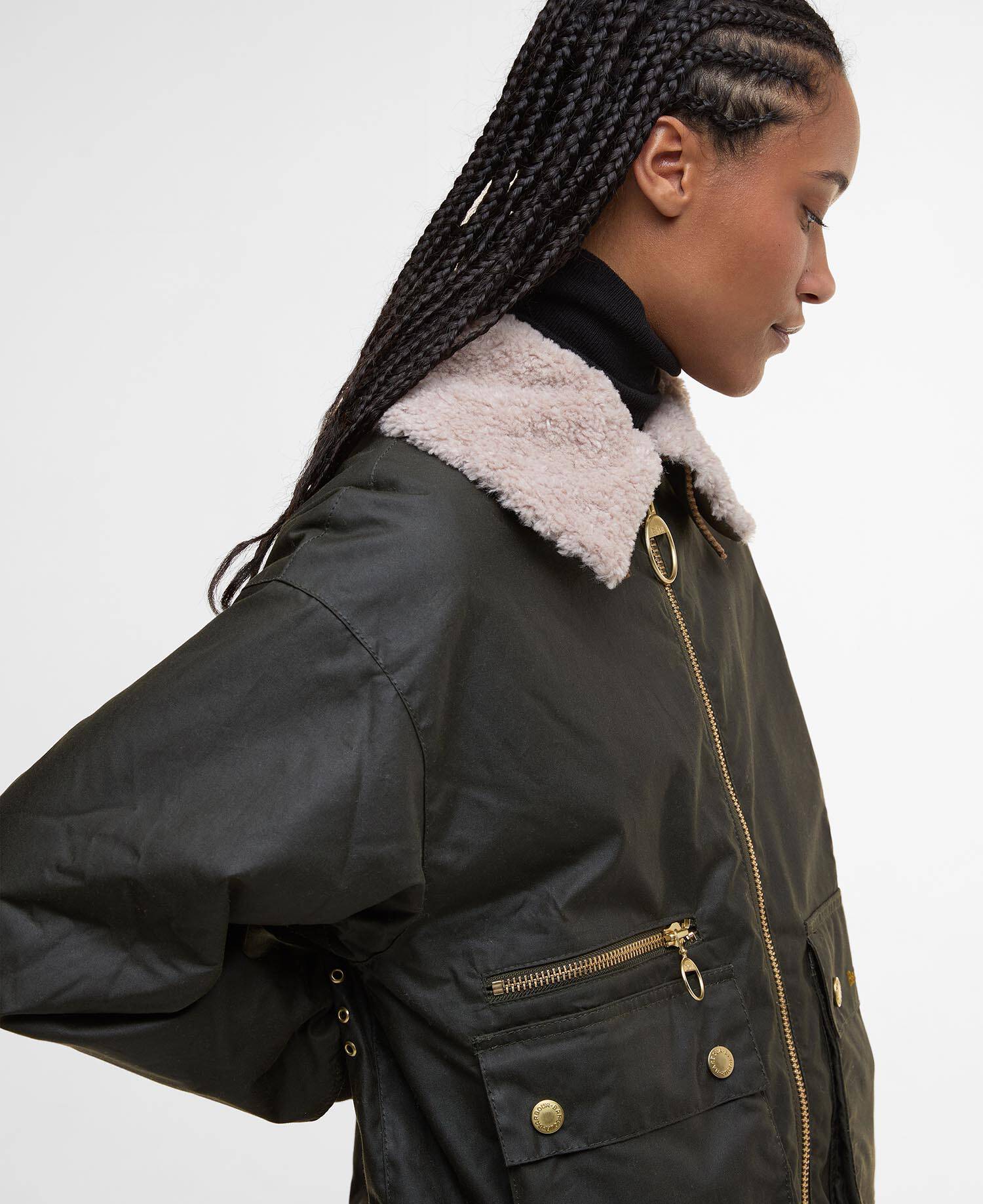 Maxine Waxed Bomber Jacket image number 3