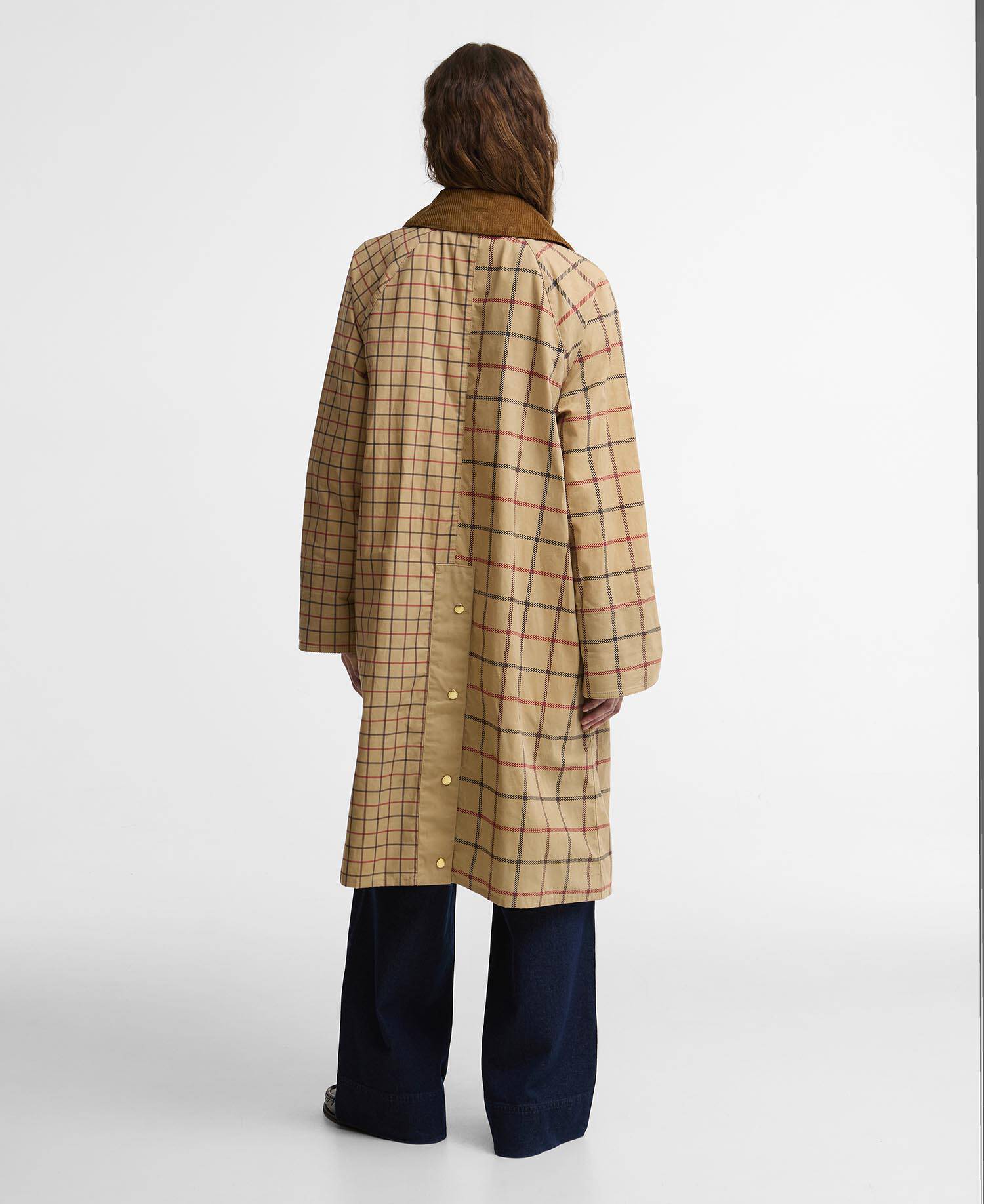 Car Coat Hollington Check Beige Tattersall image number 2