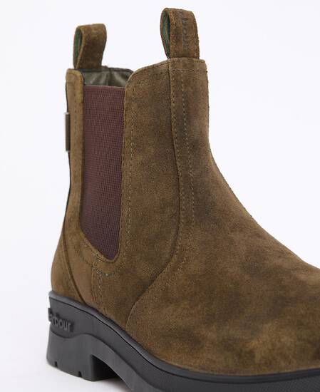 Stivaletti Chelsea Turnbull Oiled Olive Suede Stivaletti Chelsea Turnbull Oiled Olive Suede