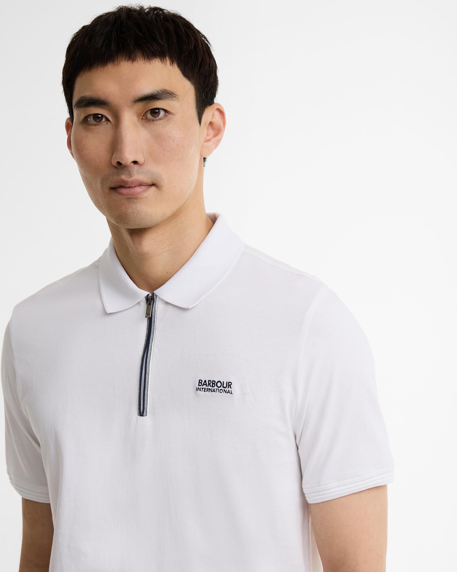 Poloshirt Ashmann Tipped White