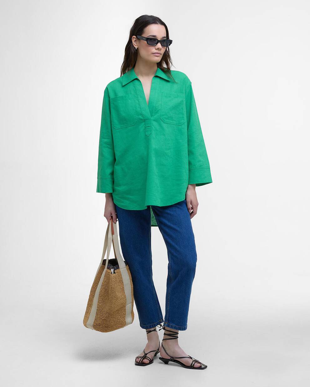 Cecile Relaxed Tunic Shirt