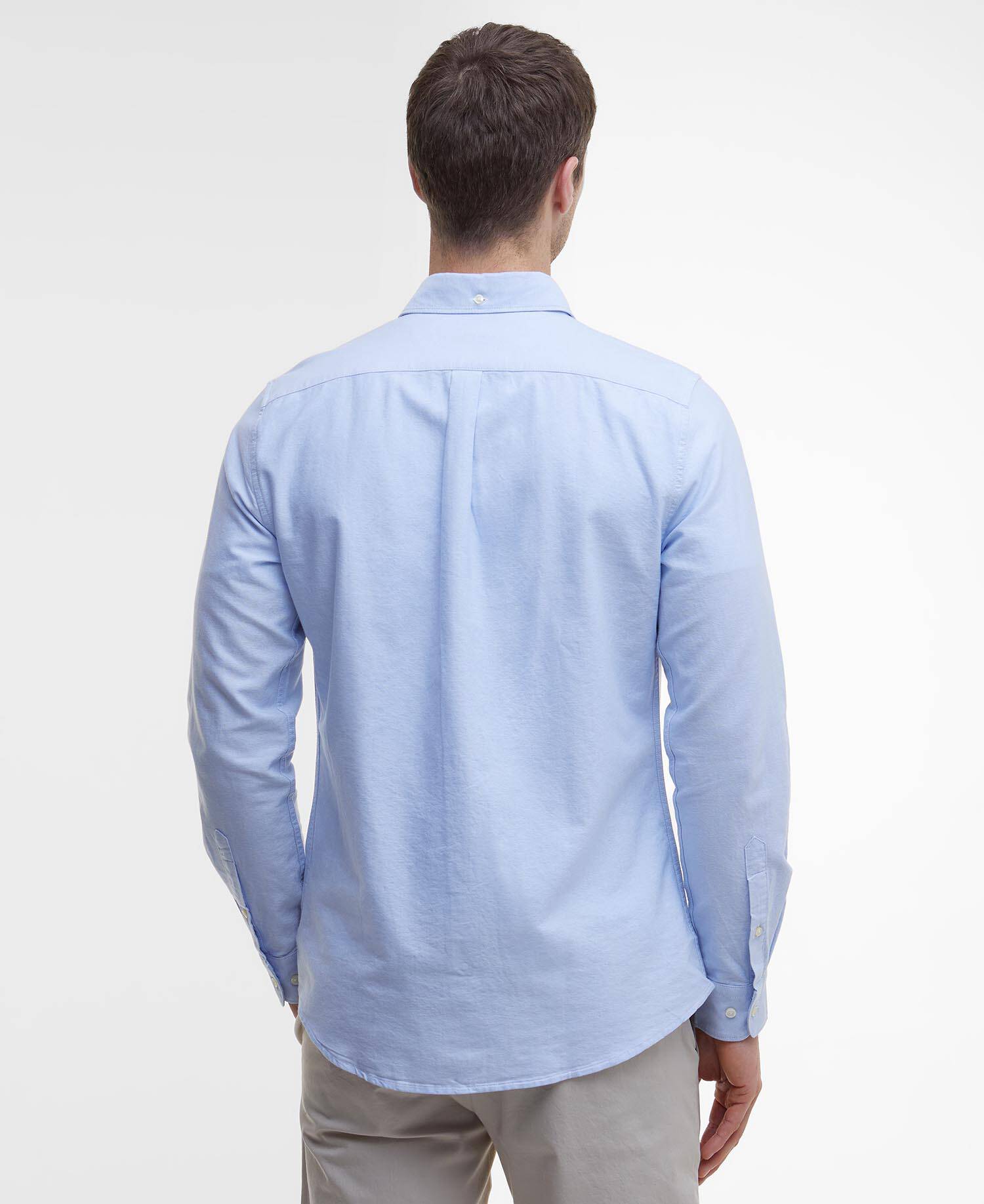 Oxford Tailored Long-Sleeved Shirt Sky image number 2