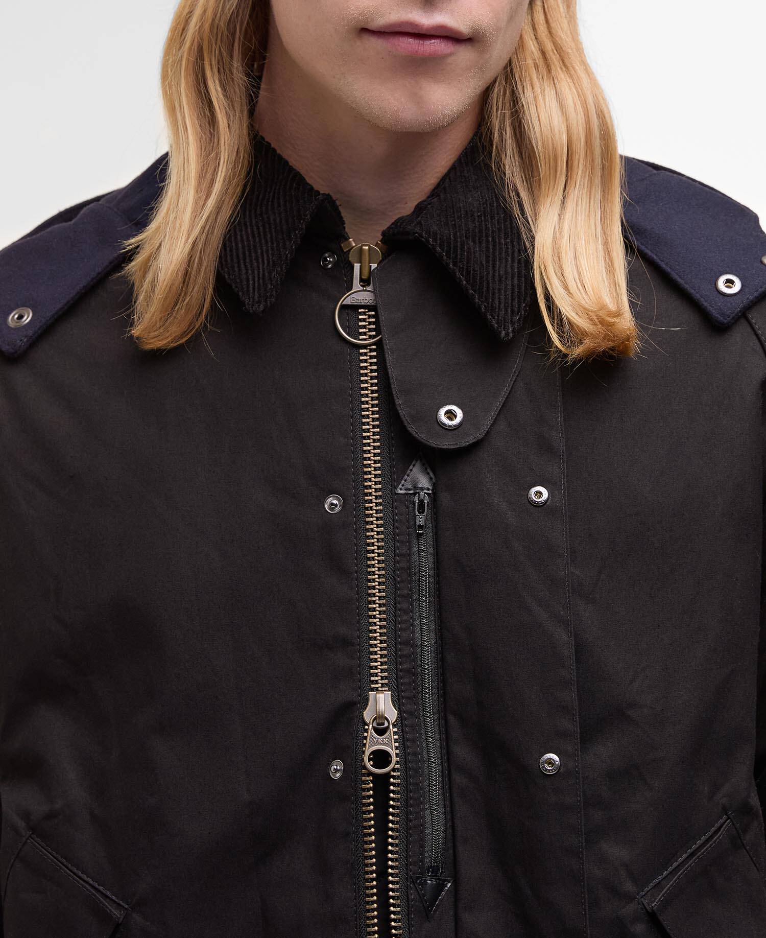 Barbour x Kaptain Sunshine Cruiser Casual Jacket Black image number 3