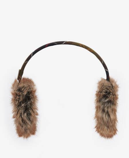 Barrhill Faux-Fur Ear Muffs Classic Tartan