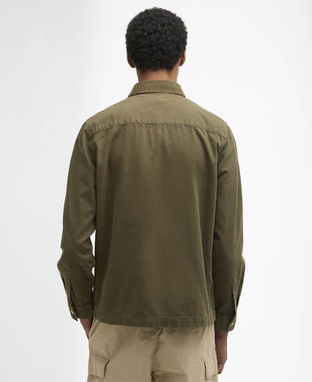 Declan Patch Overshirt Ivy Green