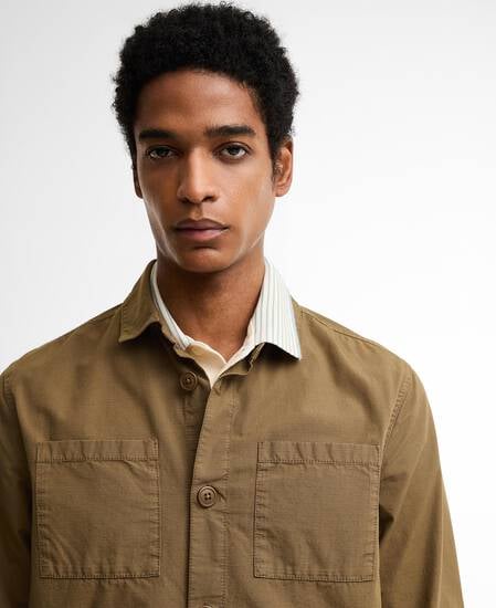 Rickfell Ripstop Overshirt Clay