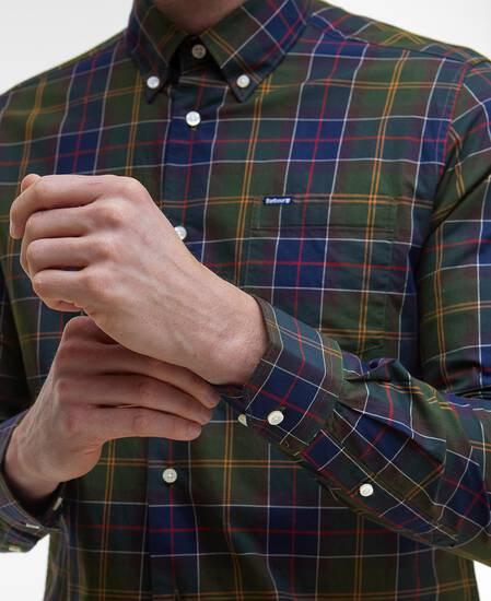 Wetheram Tailored Long-Sleeved Shirt Classic Tartan