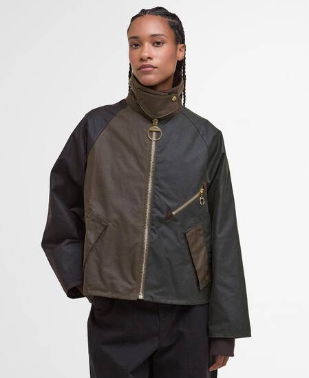Arlene Waxed Jacket Beech/Ancient Tartan