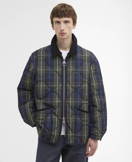 Barbour x ARKET Tartan Quilted Jacket Arket Tartan