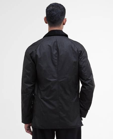 Ashby Waxed Jacket Black-Classic