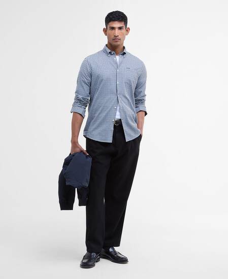 Padshaw Tailored Long-Sleeved Shirt Classic Green