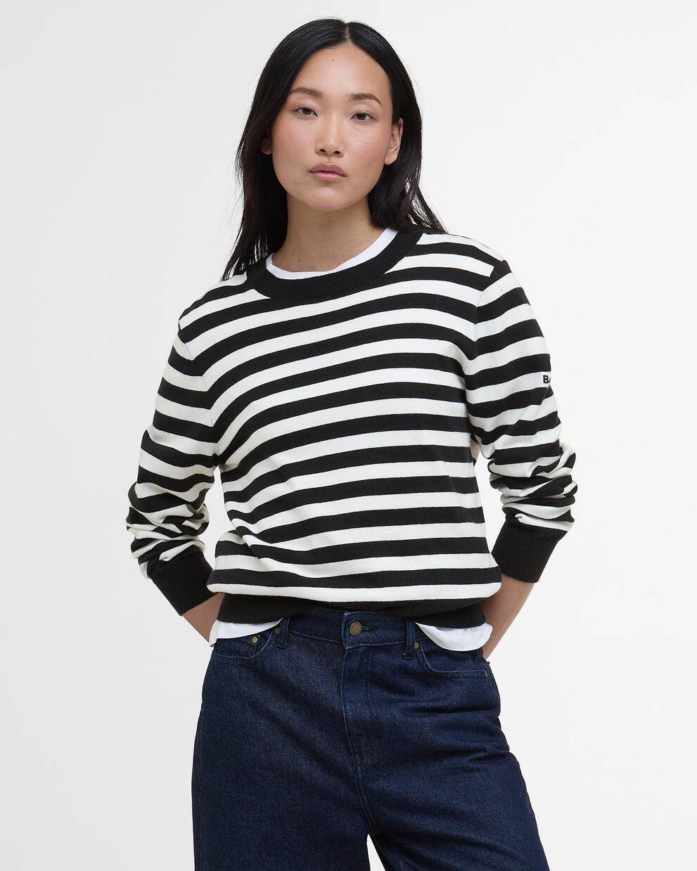 Lois Striped Crew Neck Jumper