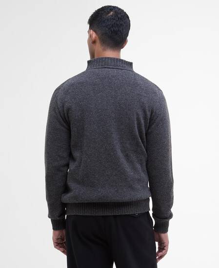 Essential Half-Zip Jumper Charcoal