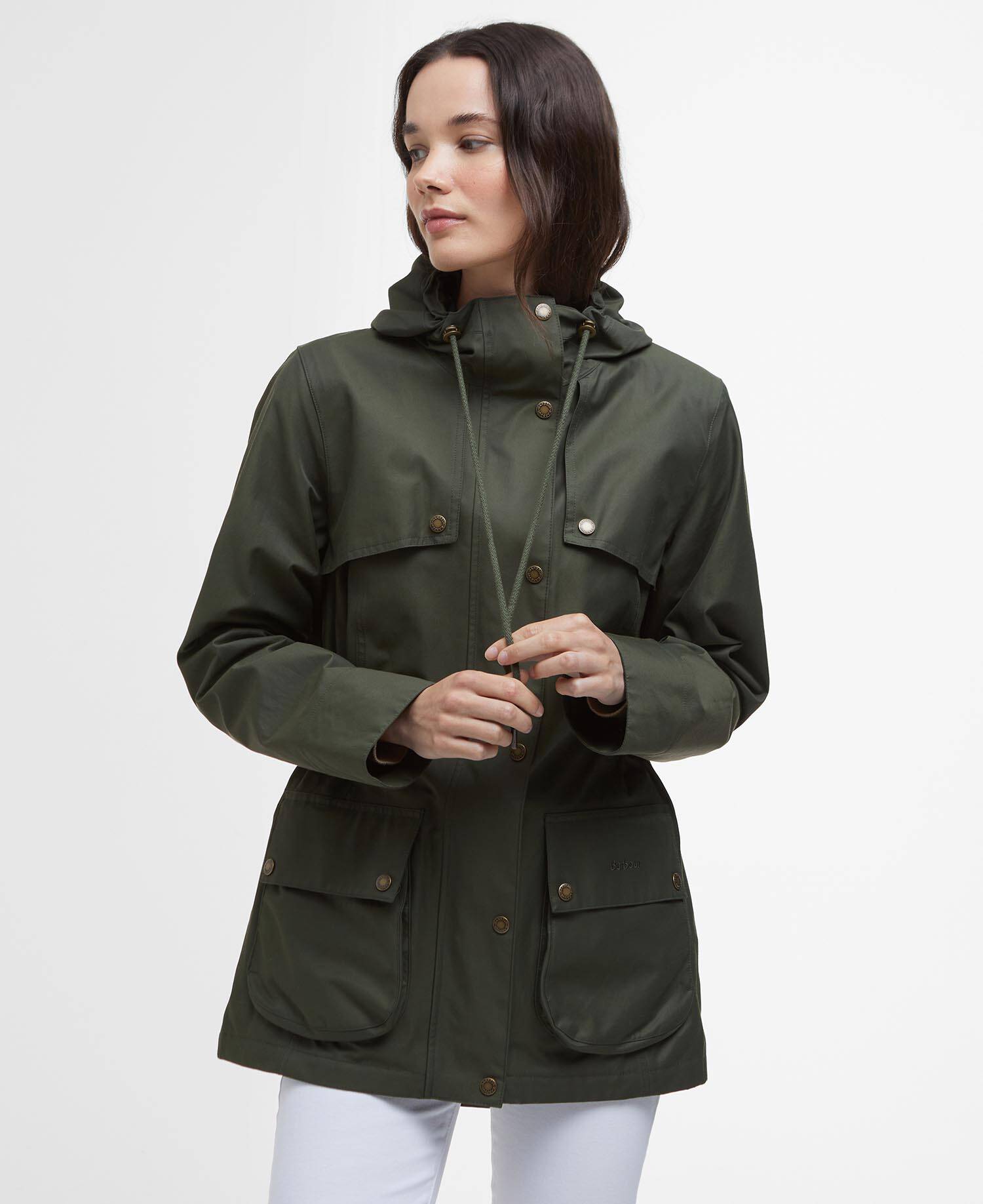 Maple Waterproof Jacket Olive/Ancient Tartan image number 0