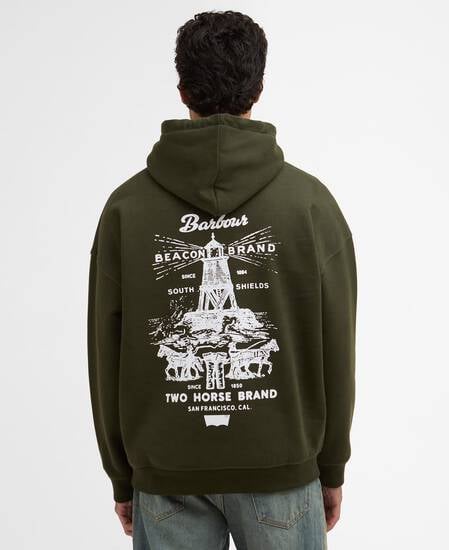 Barbour x Levi's Graphic Hoodie Rosin