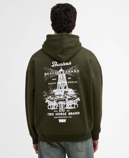 Barbour x Levi's Graphic Hoodie Rosin Barbour x Levi's Graphic Hoodie Rosin