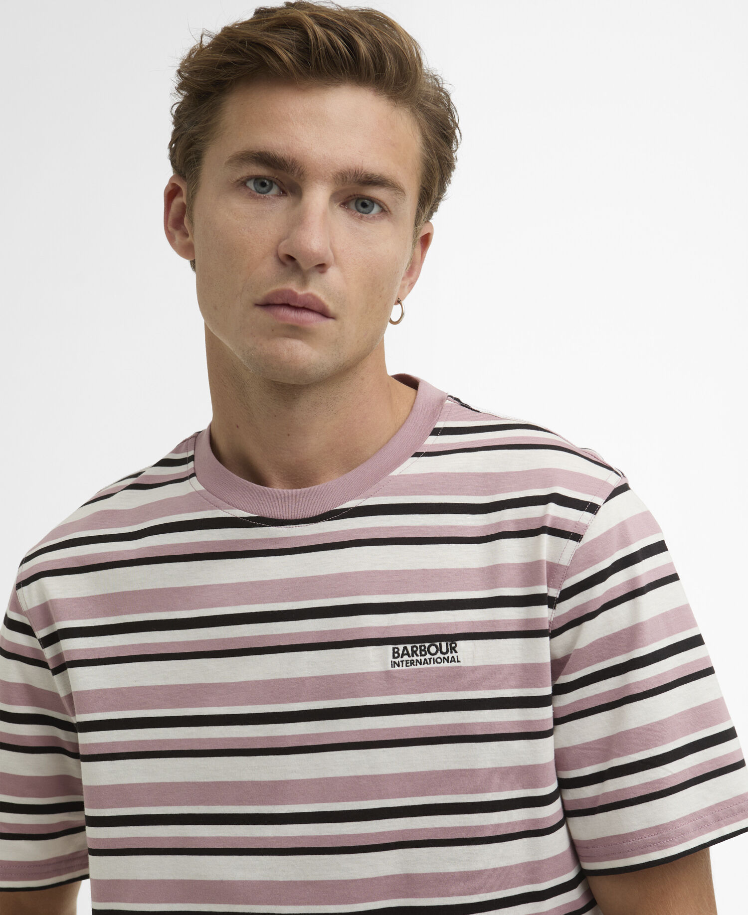 T-Shirt Burnwood Striped Woodrose
